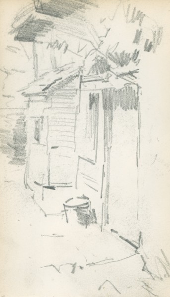 Study of a house frontage