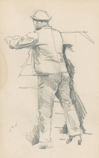 Study of a man turni#1960B8