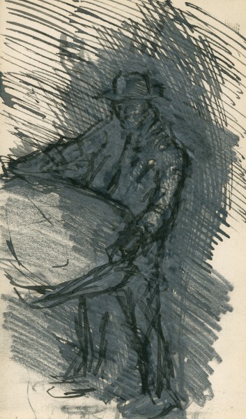 Study of a man weari#1960B9