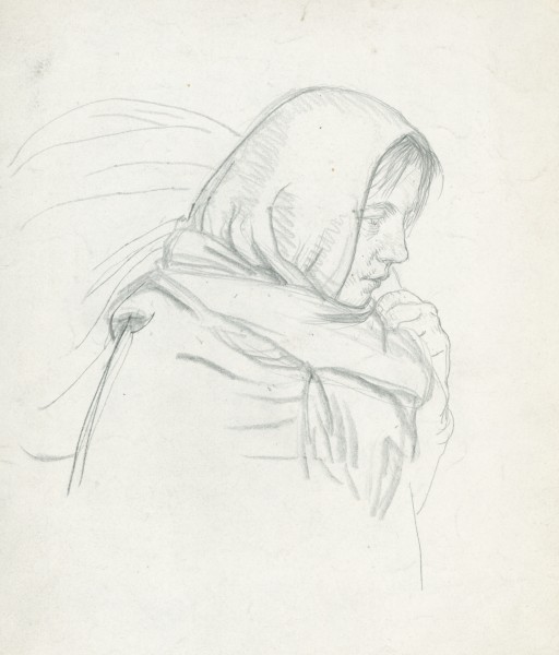 Study of a woman's h#1960C2