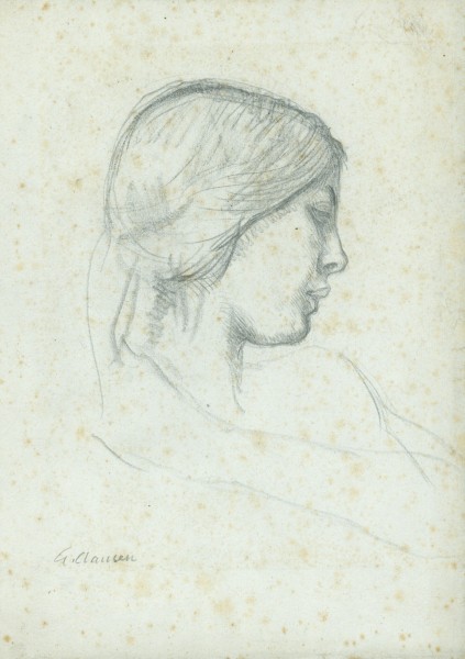 Study of a woman's h#1960C3